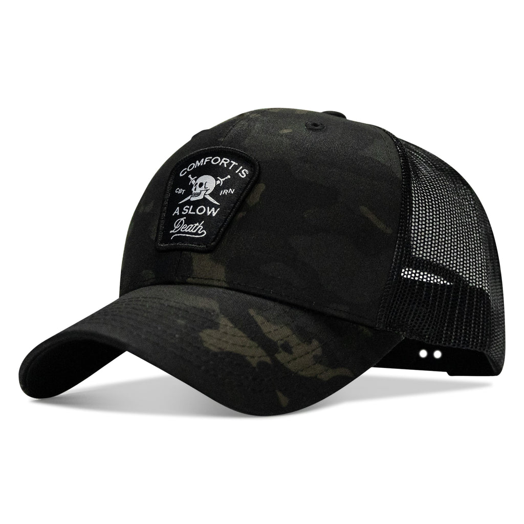 Comfort Is A Slow Death Patch Snapback Hat