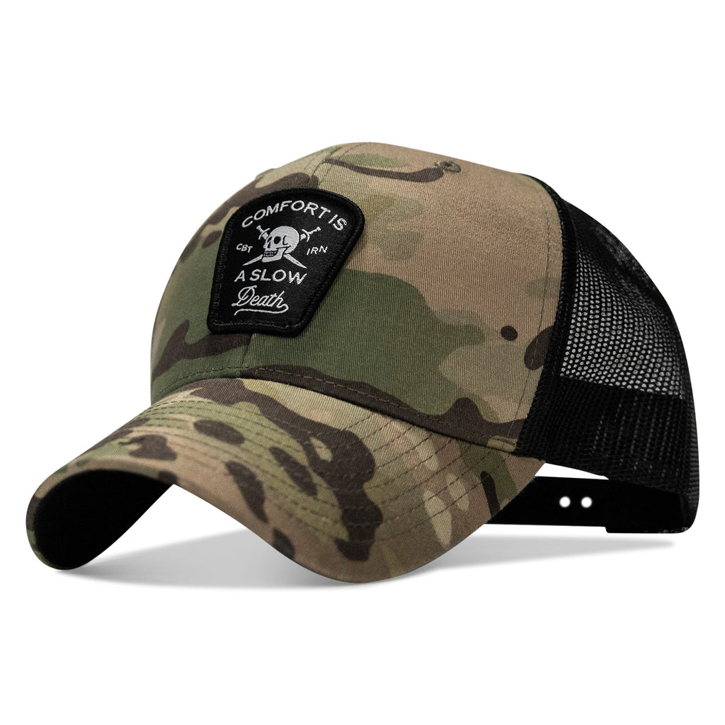 Comfort Is A Slow Death Patch Snapback Hat