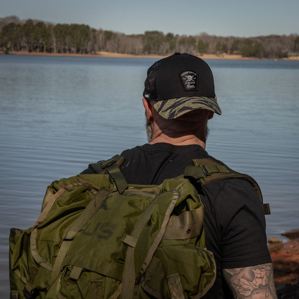 Comfort Is A Slow Death Patch Original Ripstop Snapback Hat