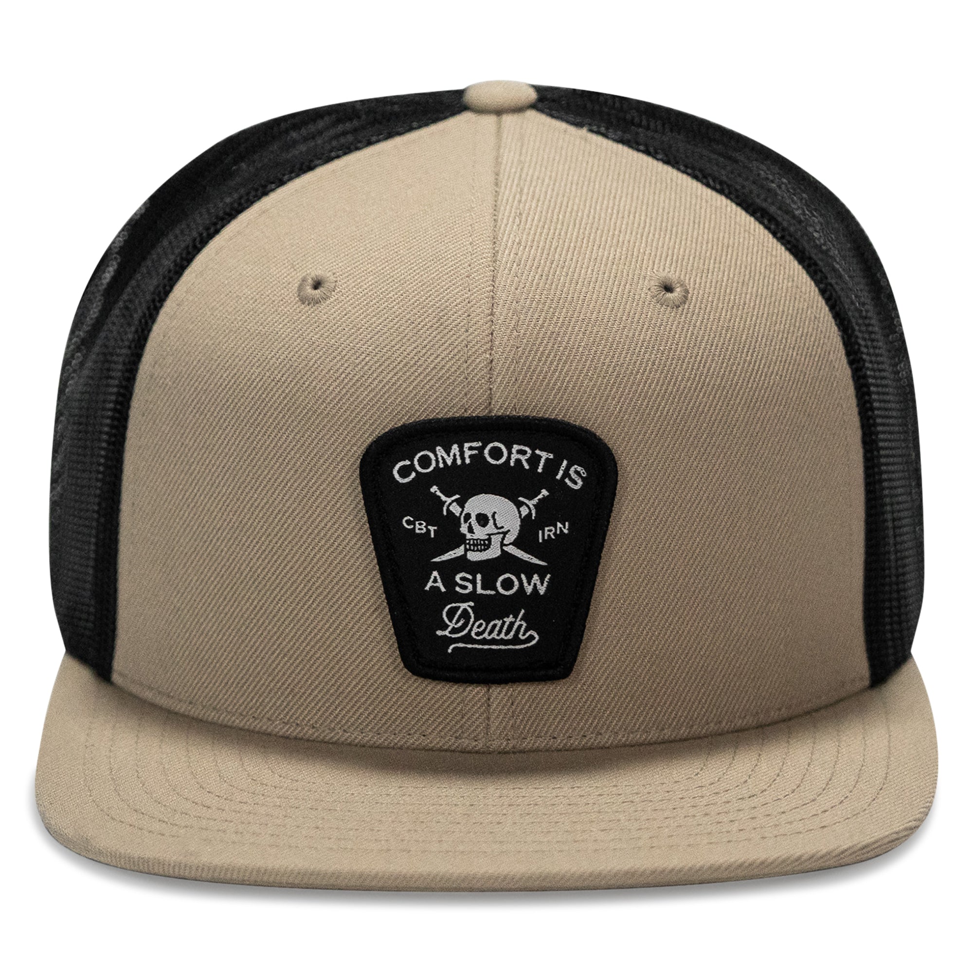 Comfort Is A Slow Death Patch Flatbill Snapback Hat