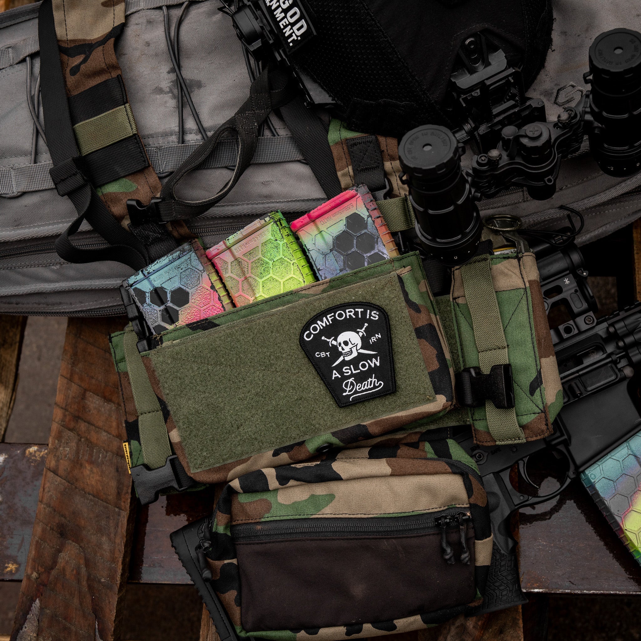 Comfort Is a Slow Death Velcro Patch