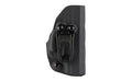 Crucial Concealment Covert IWB |  Inside Waistband Holster |  Ambidextrous |  Kydex |  Black |  Fits Ruger LCP/LCP II