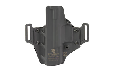 Crucial Concealment Covert OWB |  Holster |  Right Hand |  Kydex |  Black |  Fits Springfield Echelon 4.0C