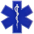 Caduceus Staff Star Of Life  - 4 inch Sticker