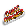 Chaos Coordinator - Hard Hat Decal