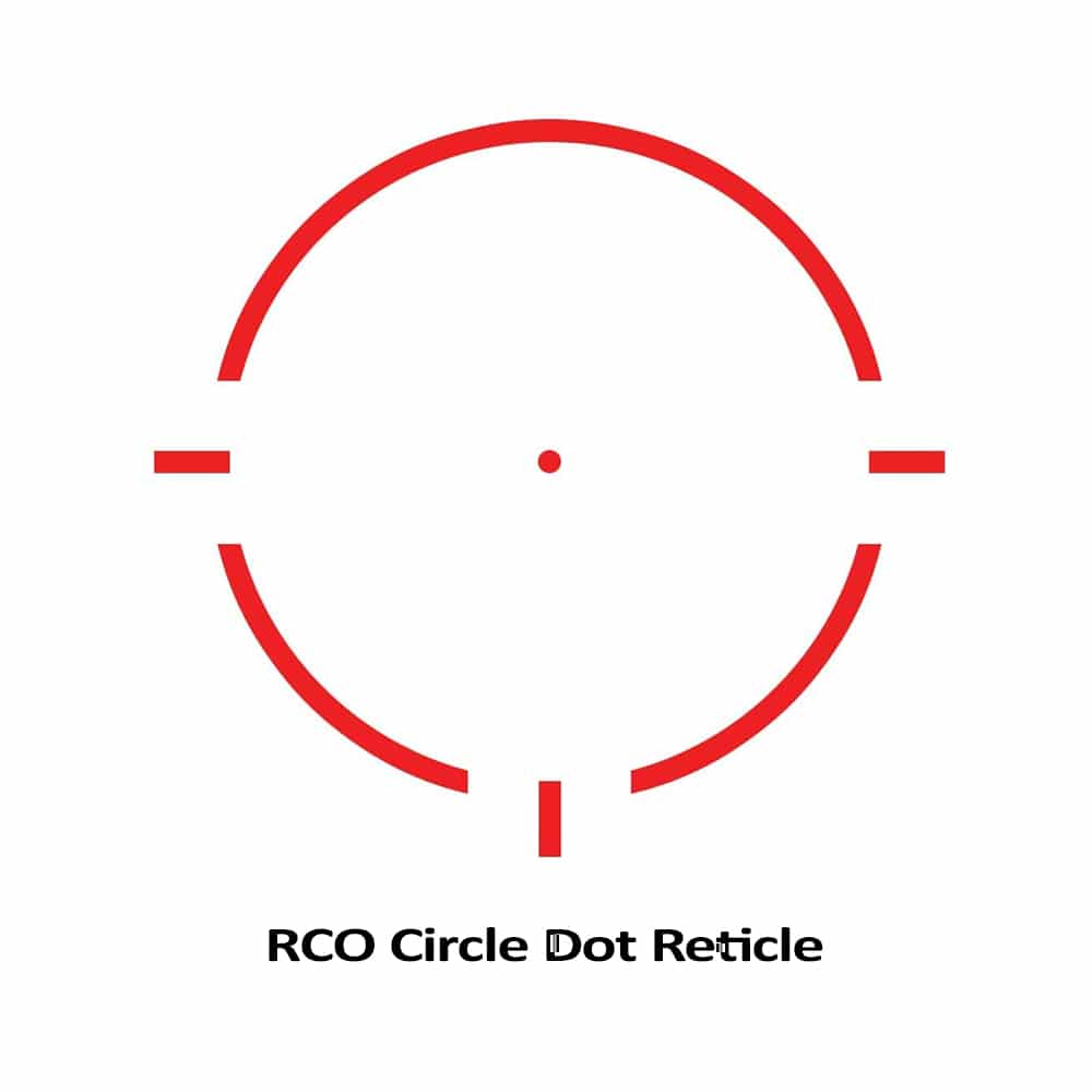RCO™ Red Dot Sight with Circle Dot Reticle and Variable Riser Mounts