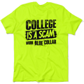 College - Safety Yellow Hi-Vis T-Shirt