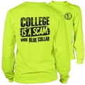 College - Long Sleeve Safety Yellow Hi-Vis