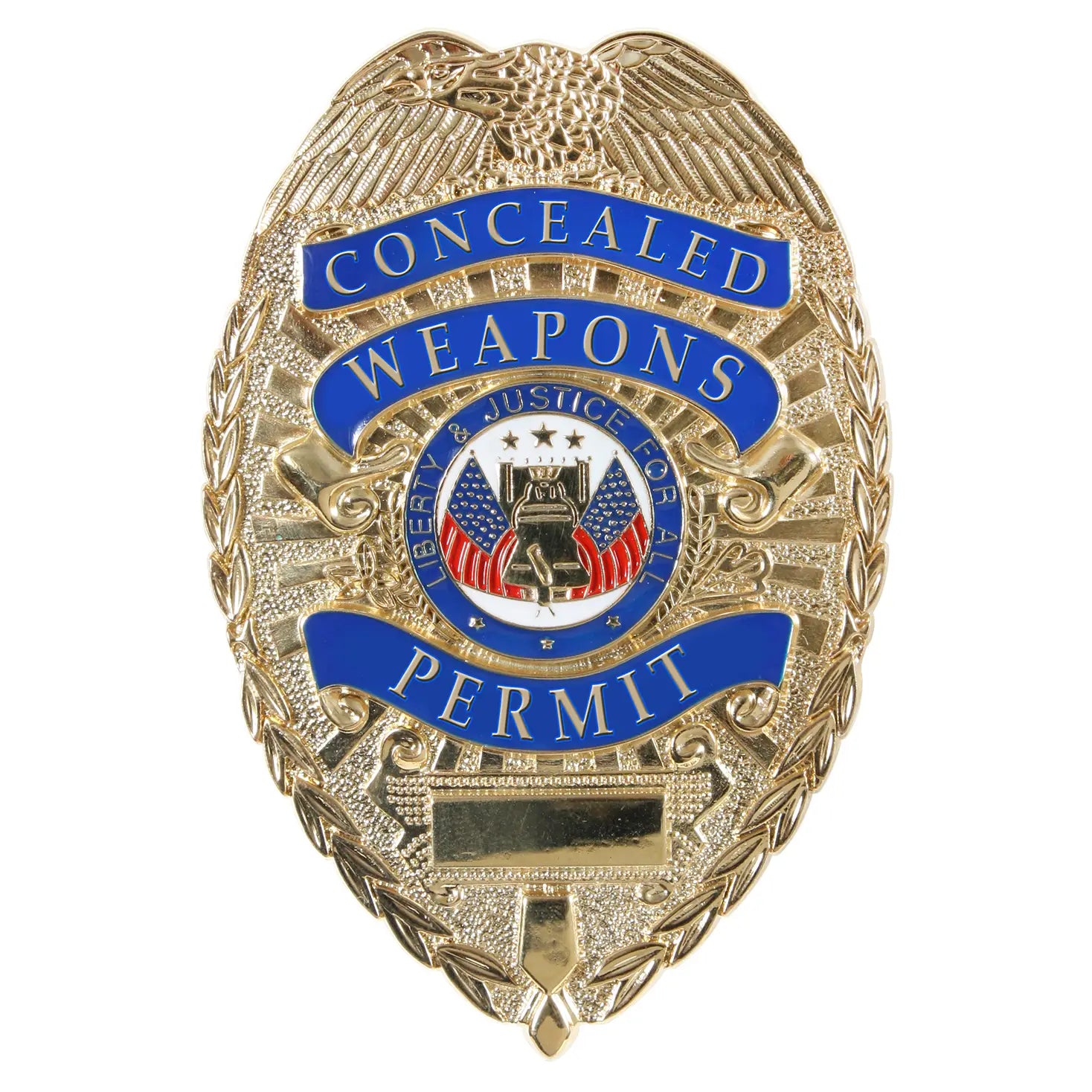 Deluxe "Concealed Weapons Permit" Badge