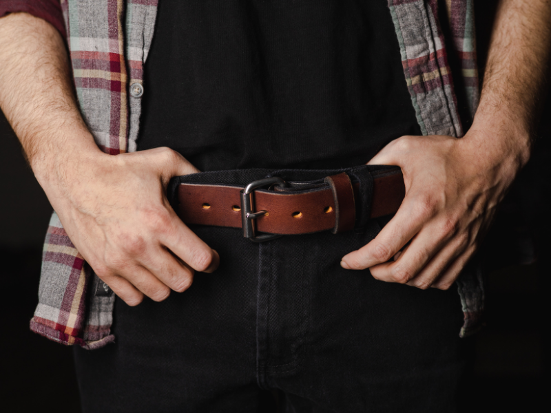 The Guardian Gun Belt - Made in USA - Lifetime Warranty - 14 oz Leather