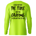 Crayons - Hi-Visibility UPF 50 Long Sleeve Sun Shirt