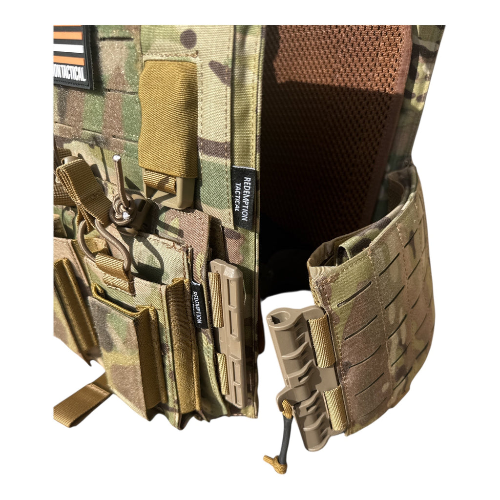 Redemption Tactical CRUSADER 2.0® ARMOR FULL KIT COMBO PACKAGE LIGHTWEIGHT LEVEL IV  (2) 10x12 Front/Back Plates (2) 6x8 Side Plates (Level III PE)