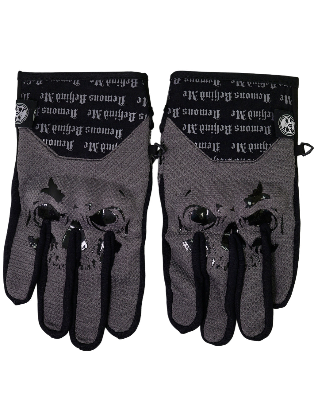 NEW! Big Skull Padded Riding Gloves