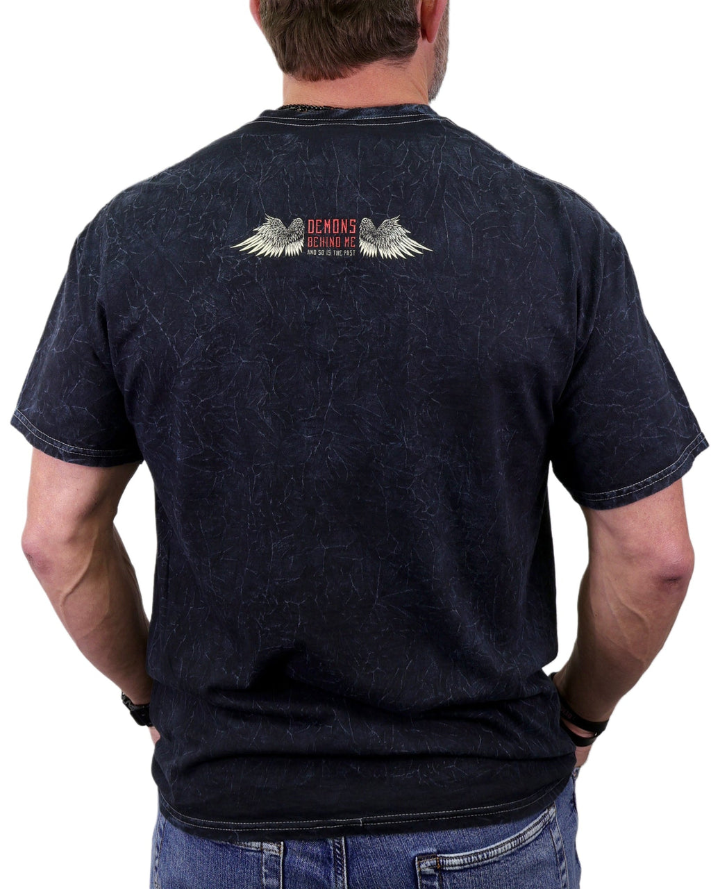 "Angels & Demons" Mineral Washed Premium Tee
