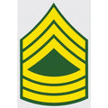 U.S. Army Decal - 2.25" x 3.5" - E-8 Master Sergeant
