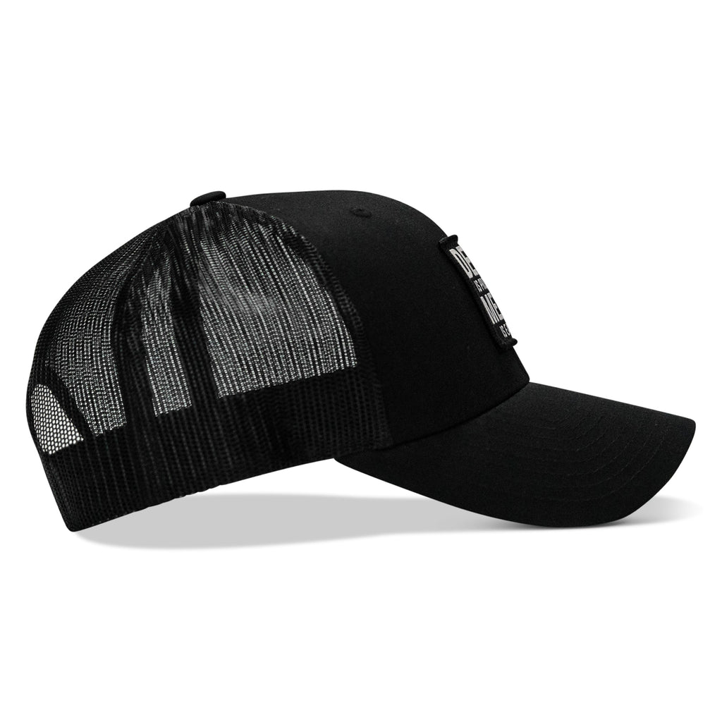 Death Is Promised. Mercy Is Earned Patch Snapback Hat