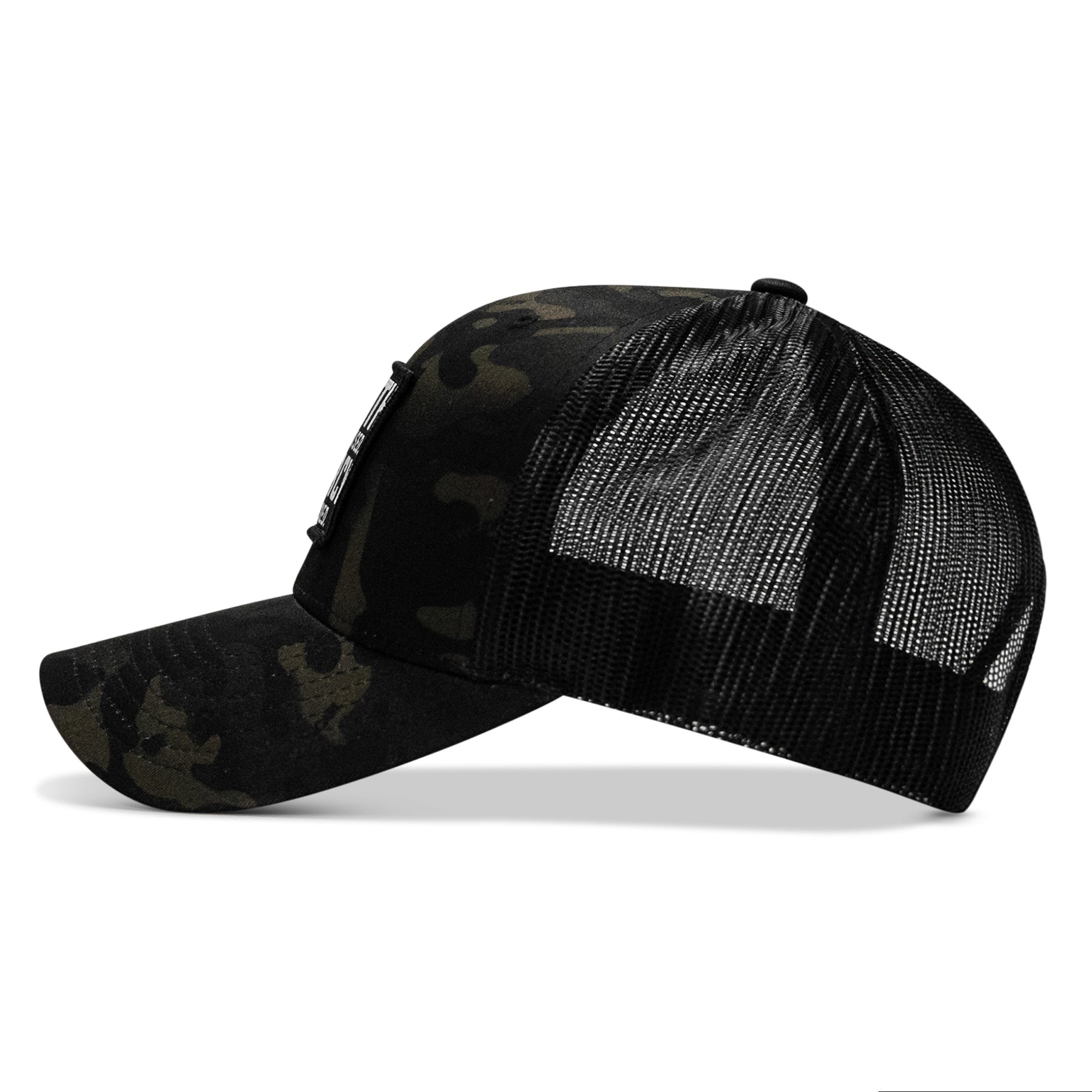 Death Is Promised. Mercy Is Earned Patch Snapback Hat