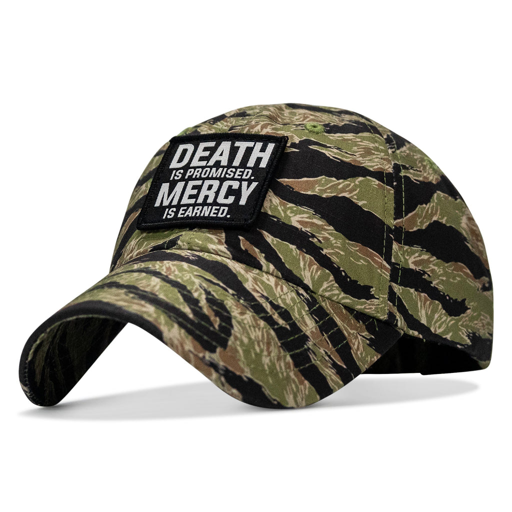 Death Is Promised. Mercy Is Earned Patch Ripstop Tactical Hat