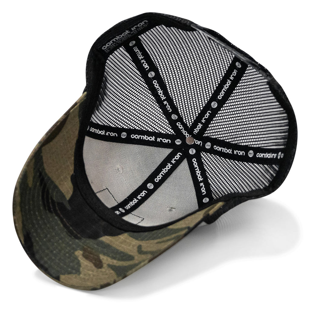 Death Is Promised. Mercy Is Earned Patch Snapback Hat