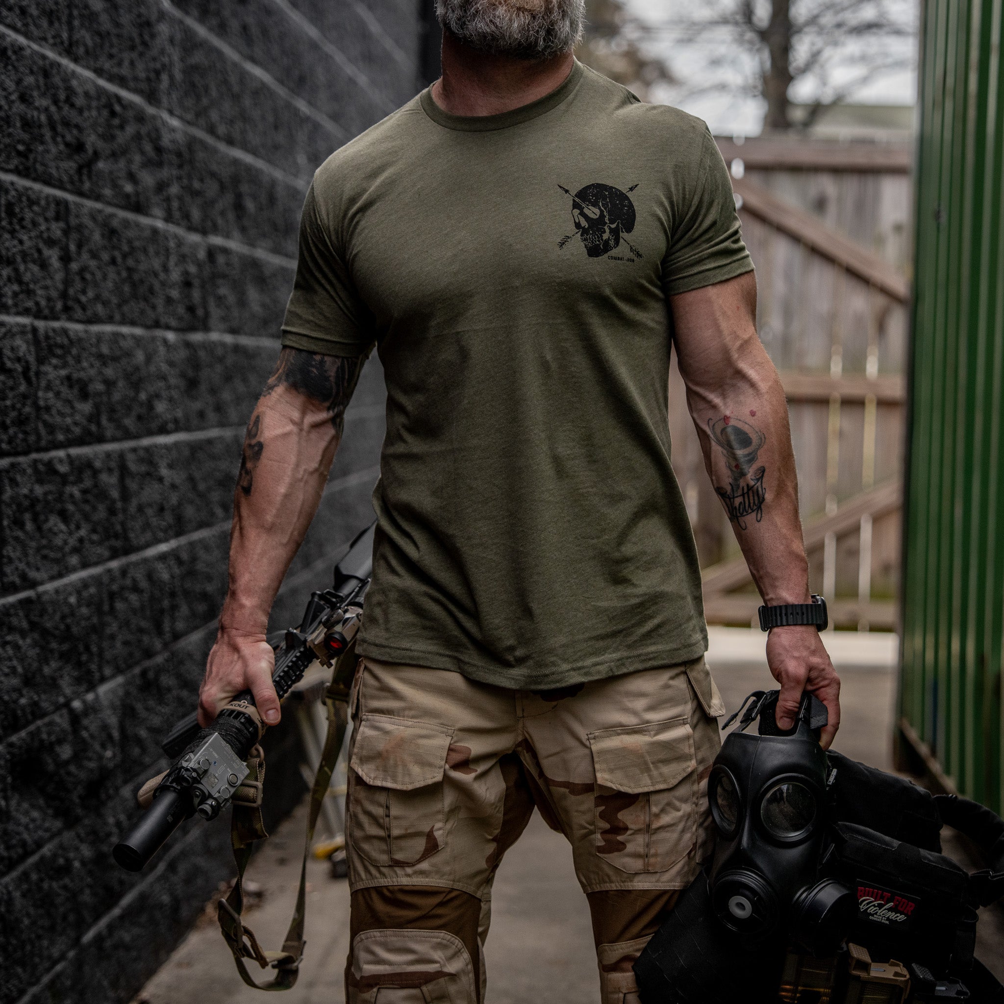 Death Is Promised. Mercy Is Earned Men's T-Shirt