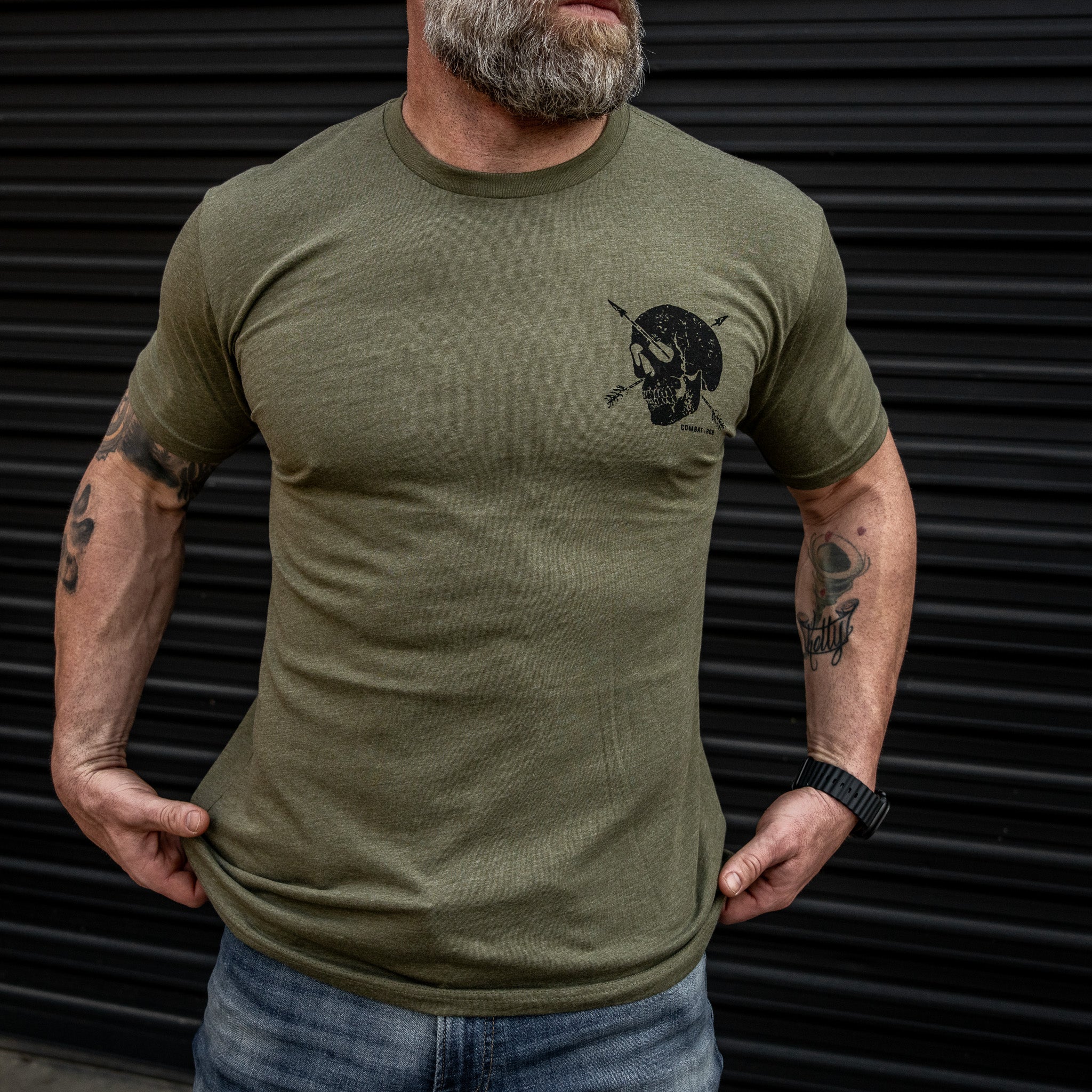 Death Is Promised. Mercy Is Earned Men's T-Shirt