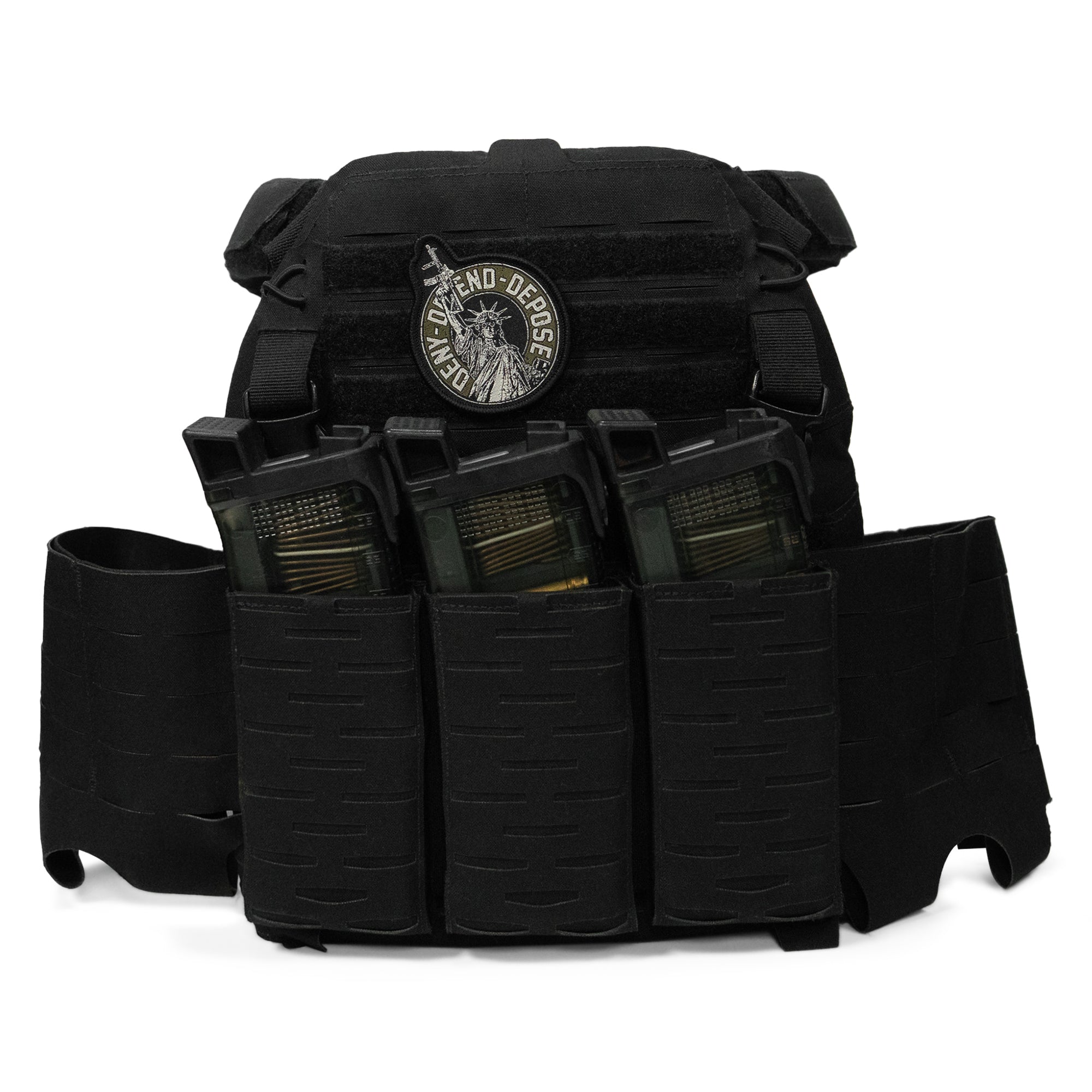 Deny. Defend. Depose. Velcro Patch