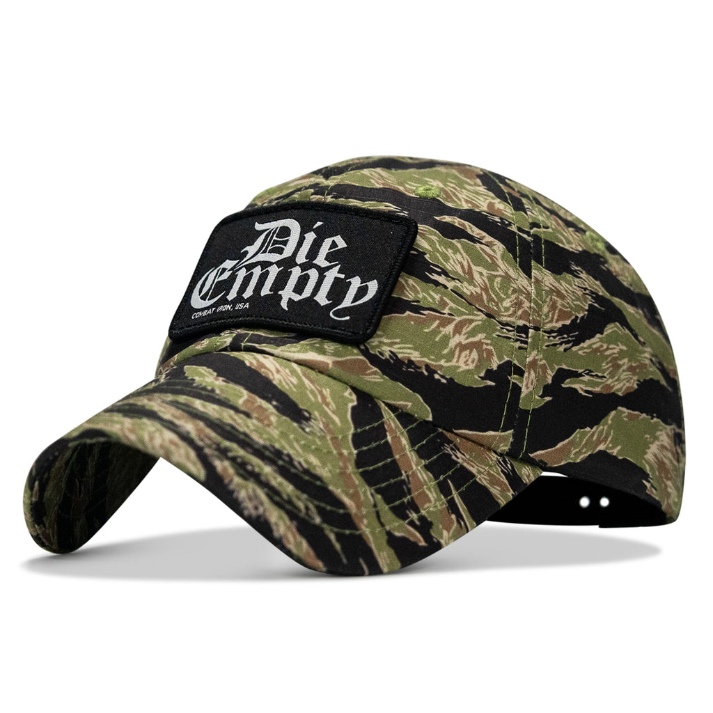 Die Empty Black Patch. Tactical Ripstop Mesh Snapback Hat