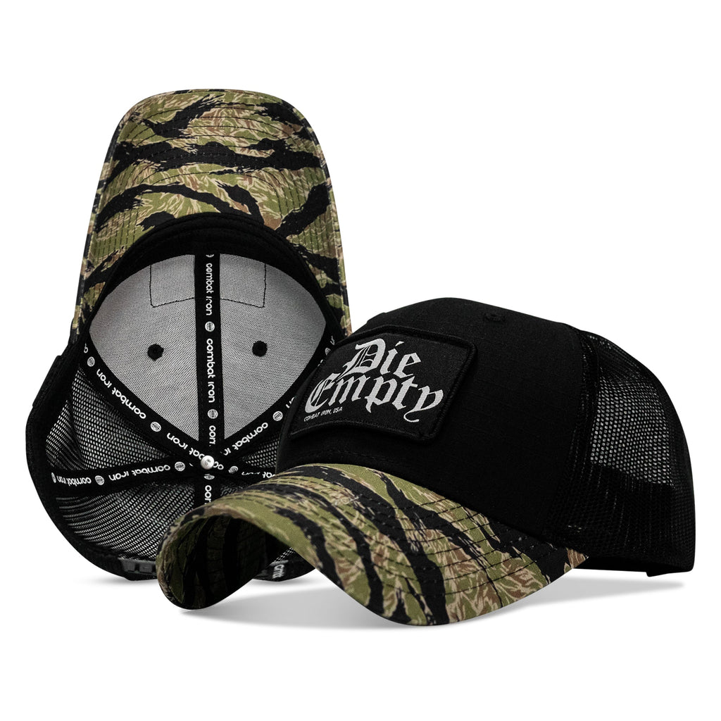 Die Empty Black Patch Original Ripstop Snapback Hat