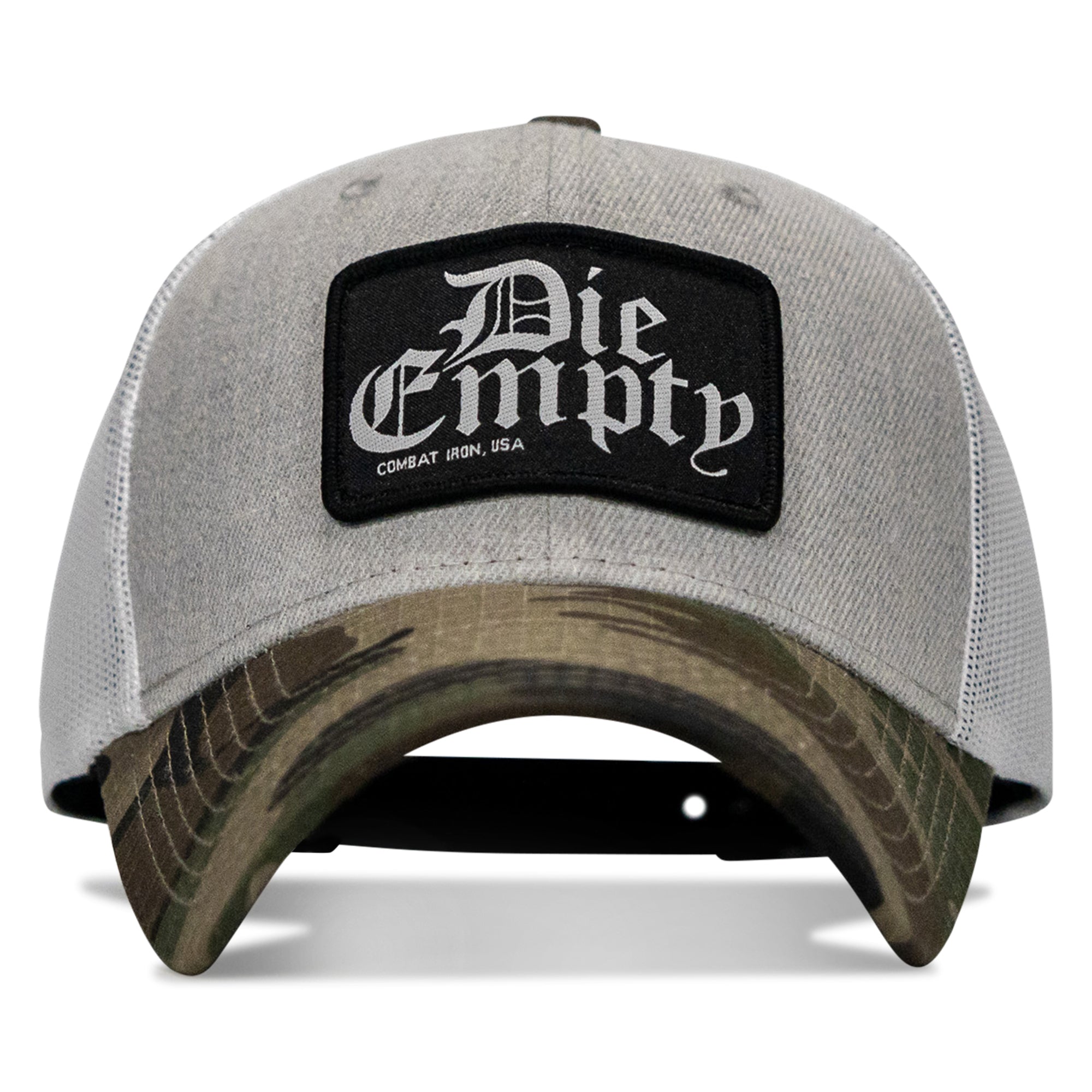 Die Empty Black Patch Snapback Hat