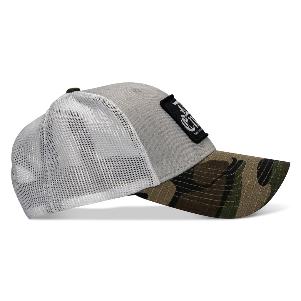 Die Empty Black Patch Snapback Hat