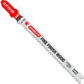 Diablo DJT101BF5 4 in. 10 TPI Bi-Metal T-Shank Jig Saw Blades for Fine Finish Cuts in Wood (5-Pack)