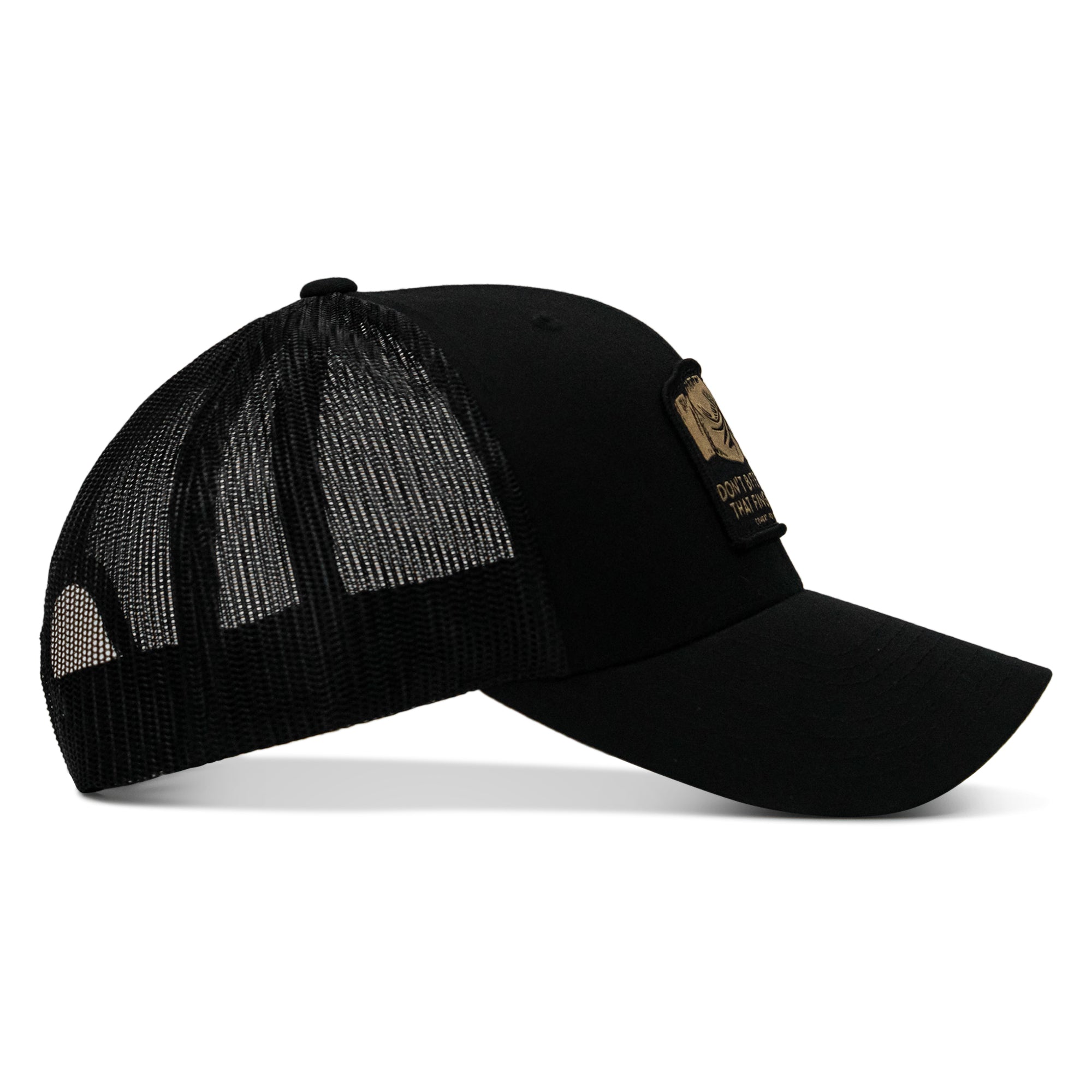 Don't Bite The Hand That Fingers you Patch Snapback Hat