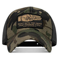 Don't Bite The Hand That Fingers You Patch Tactical Ripstop Mesh Snapback Hat