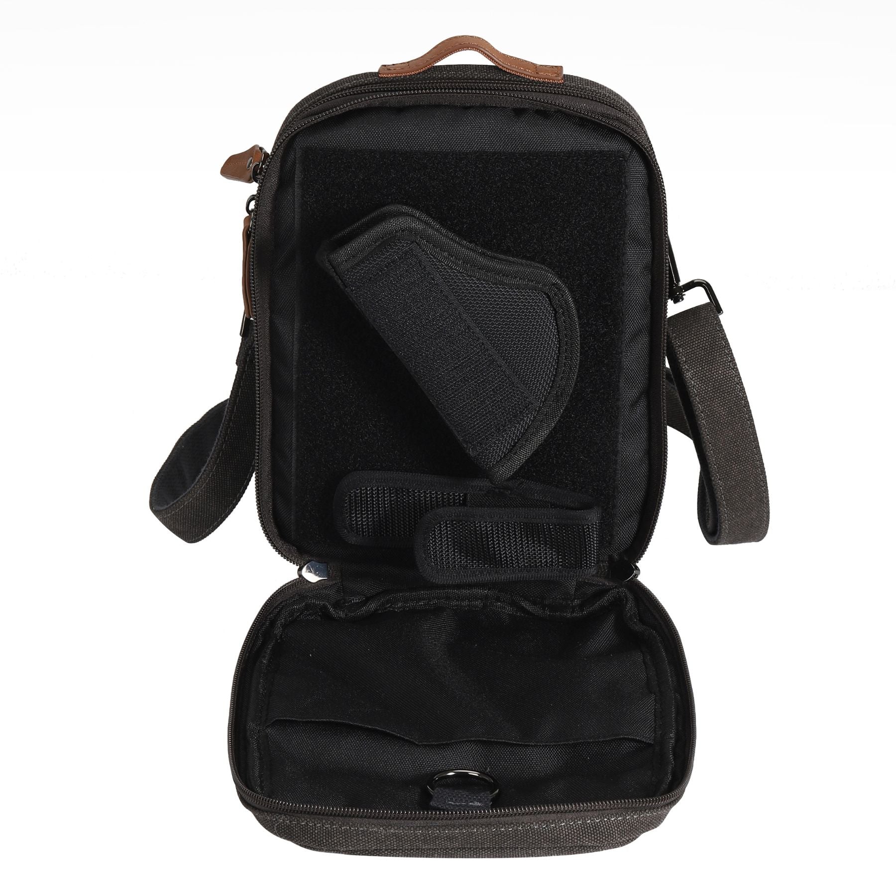 Concealed Carry Unisex Jax Canvas Crossbody by DS Conceal