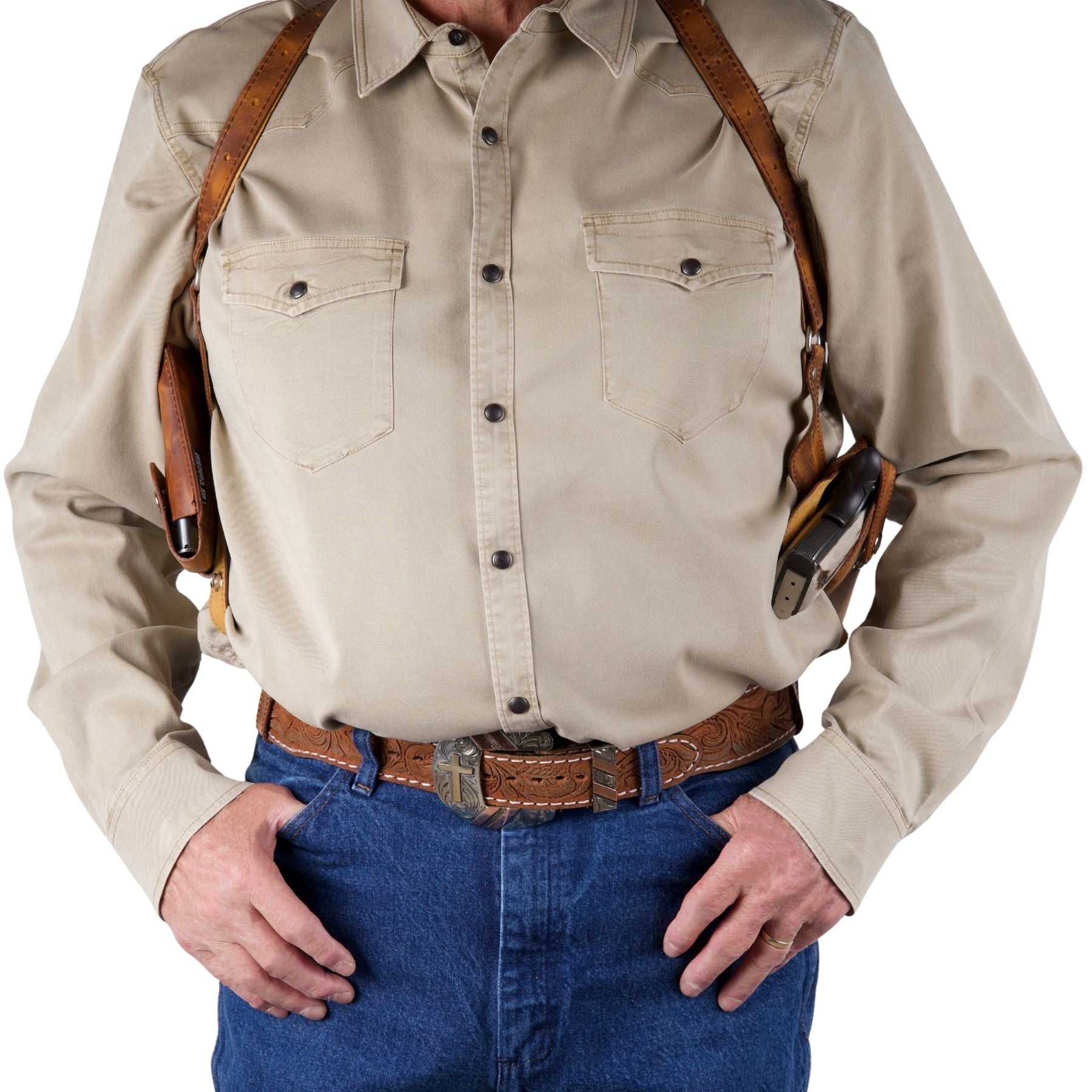 Leather Shoulder Holster by DS Conceal