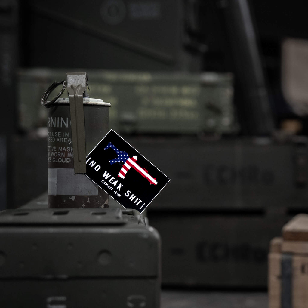 No Weak Shit USA Decal
