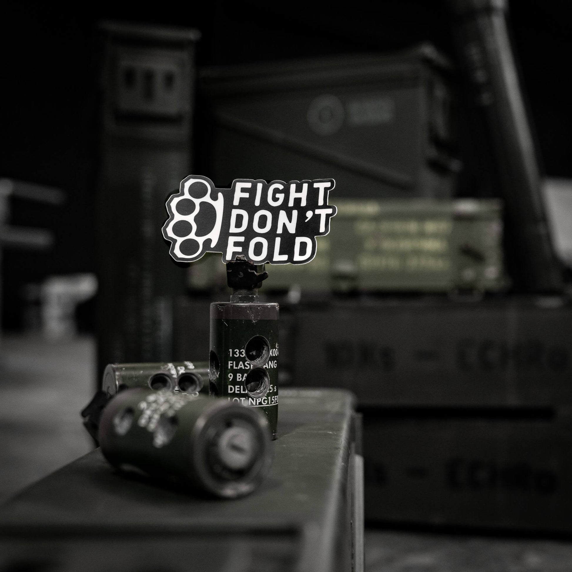 Fight Don't Fold Decal