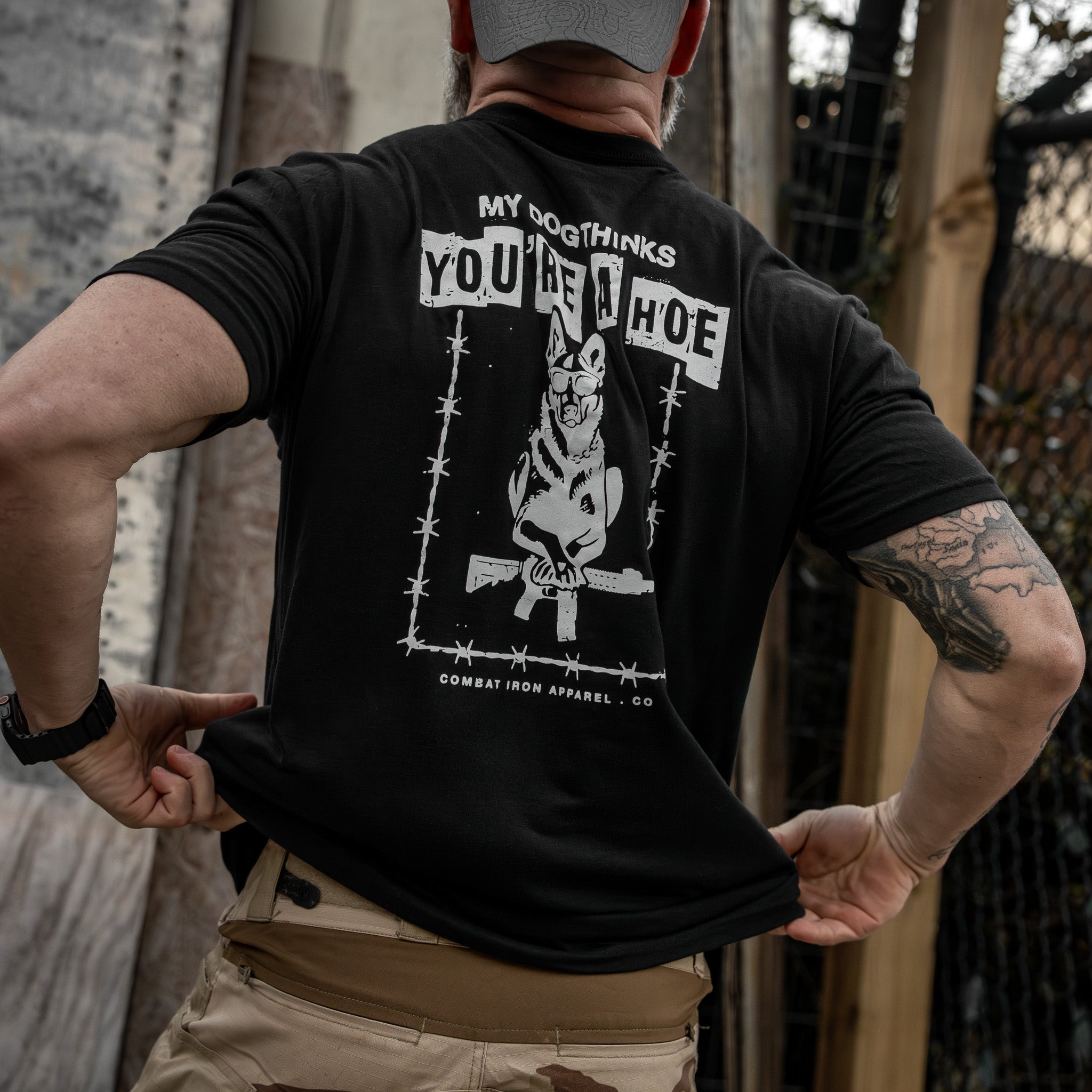 My Dog Thinks You're A Hoe Men's T-Shirt
