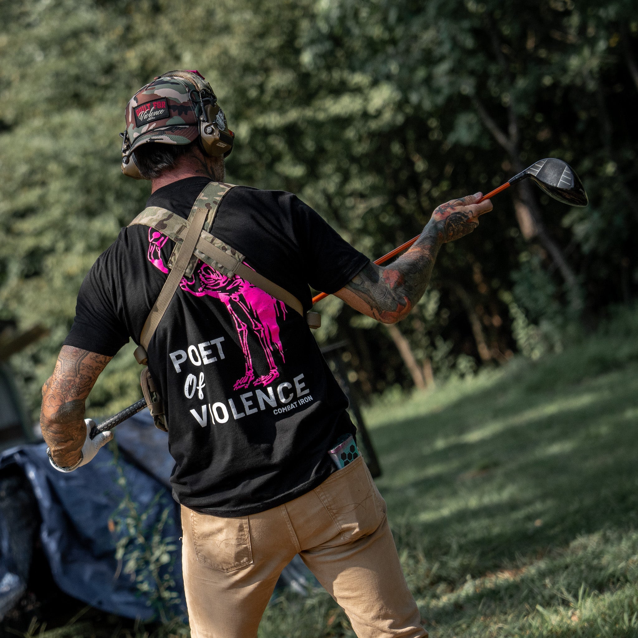 Poet Of Violence Men's T-Shirt