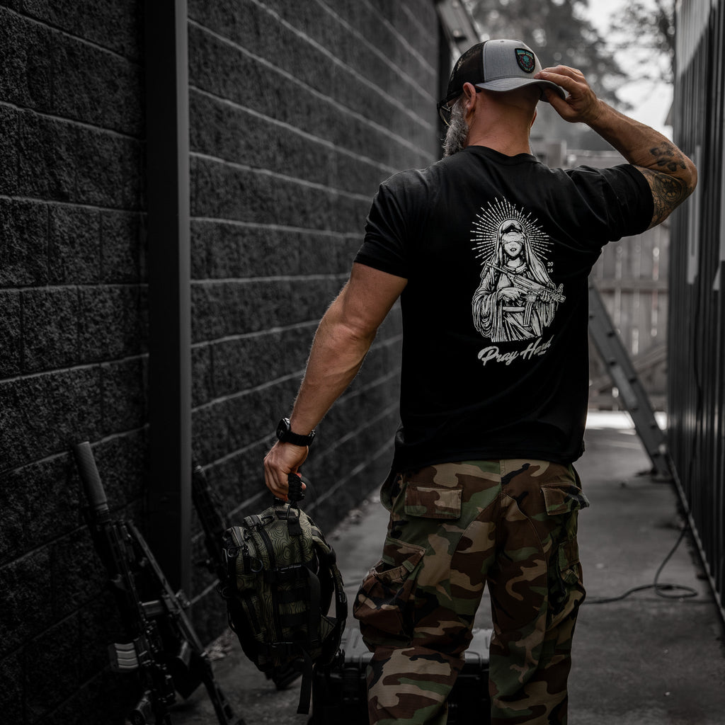 Pray Hard Men's T-Shirt