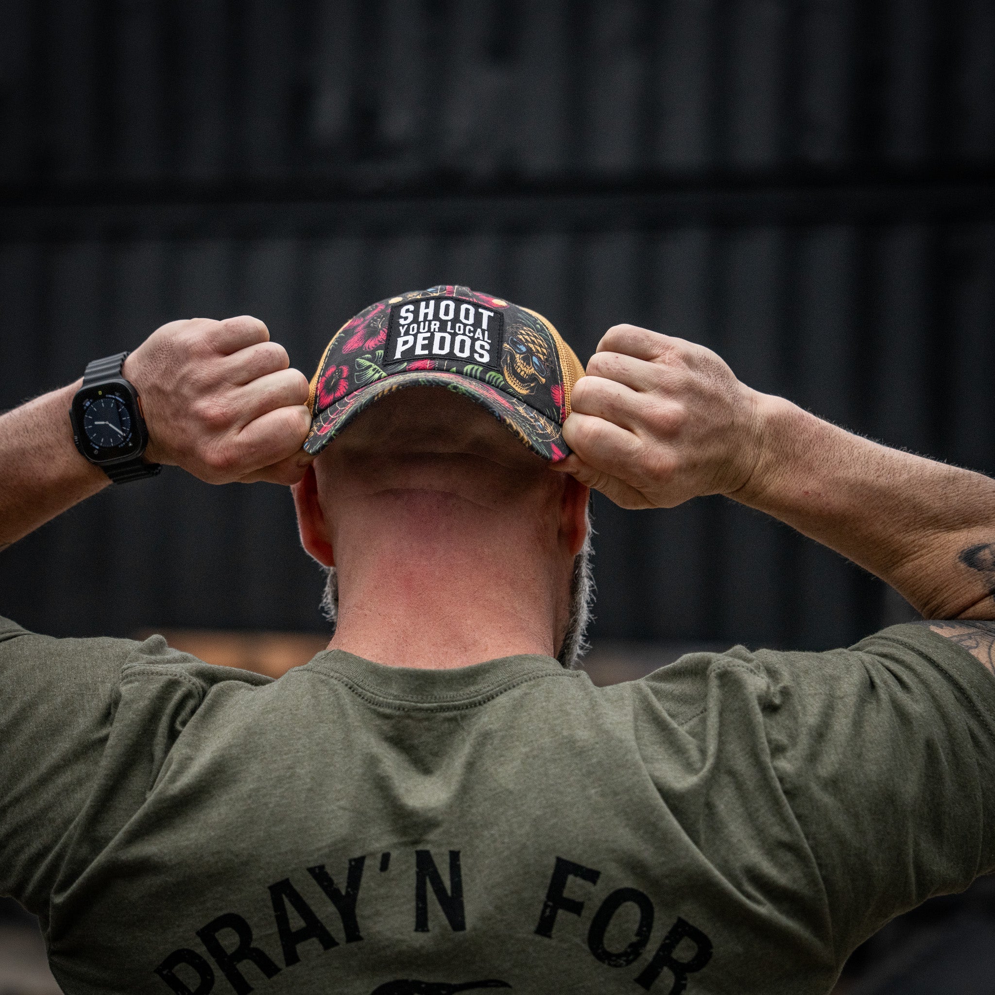 Shoot Your Local Pedos Patch Tactical Ripstop Mesh Snapback Hat
