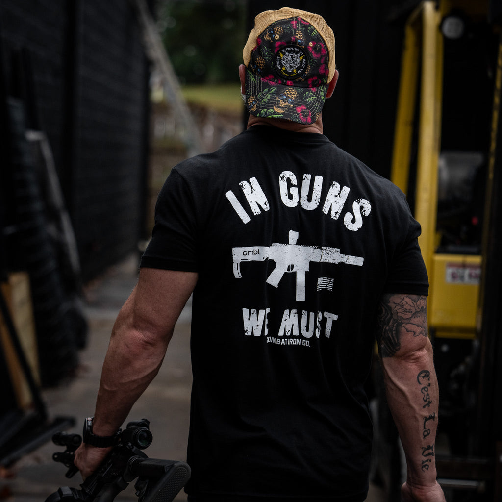 In Guns We Must Men's T-Shirt