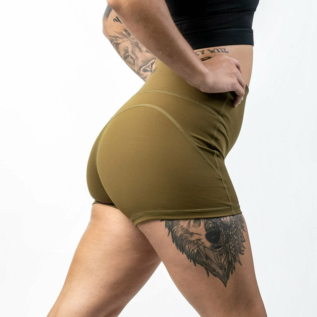 LADIES LUXE HIGH WAISTED SHORTS