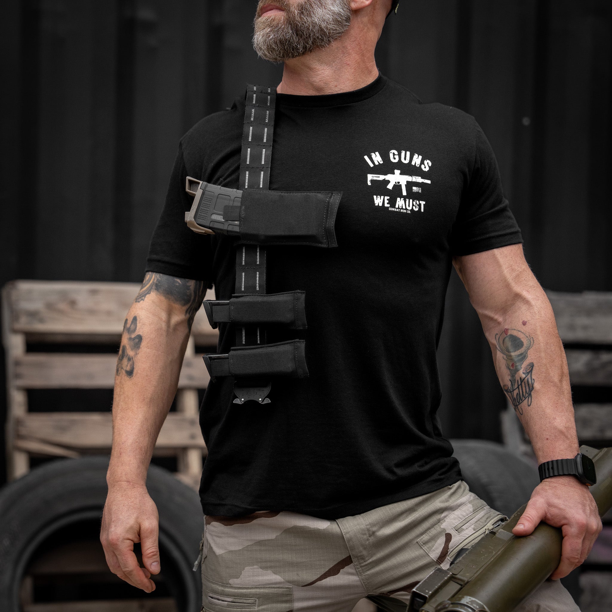 In Guns We Must Men's T-Shirt