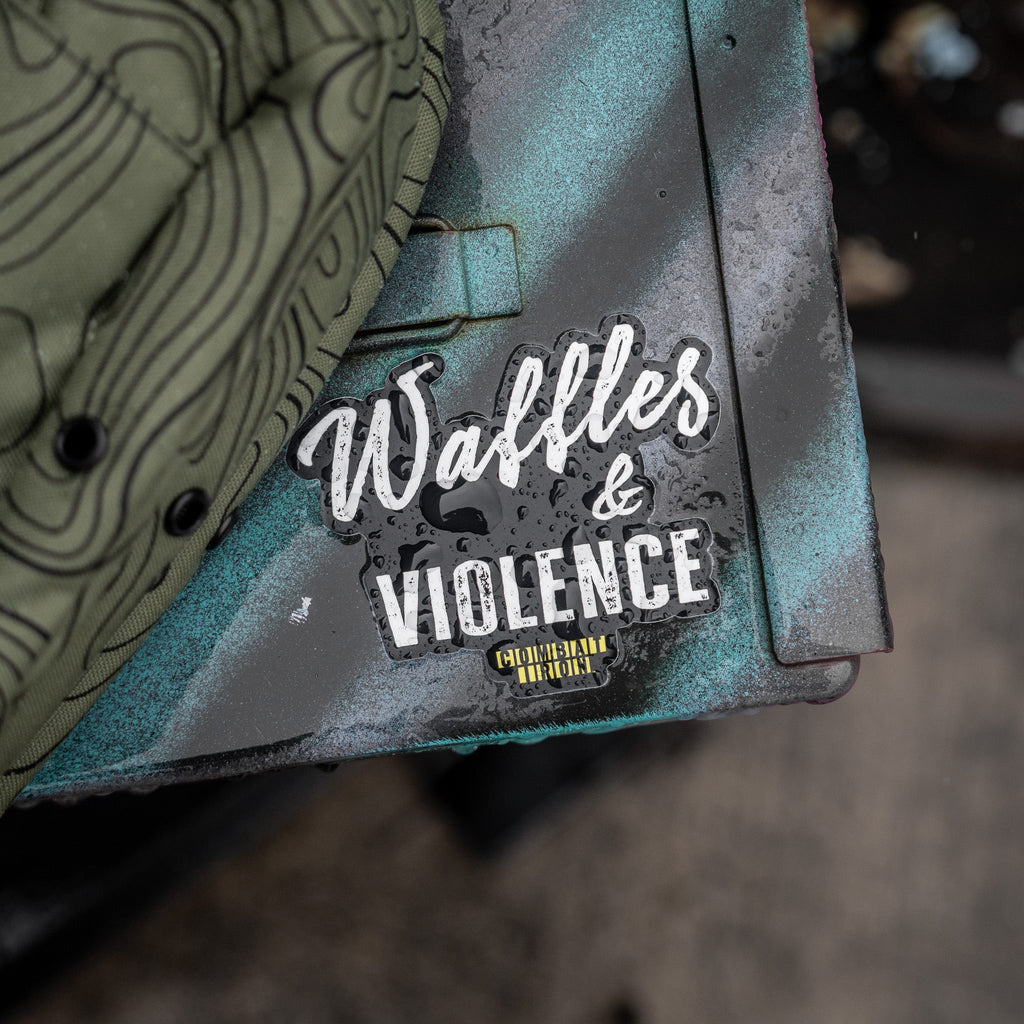 Waffles & Violence Decal
