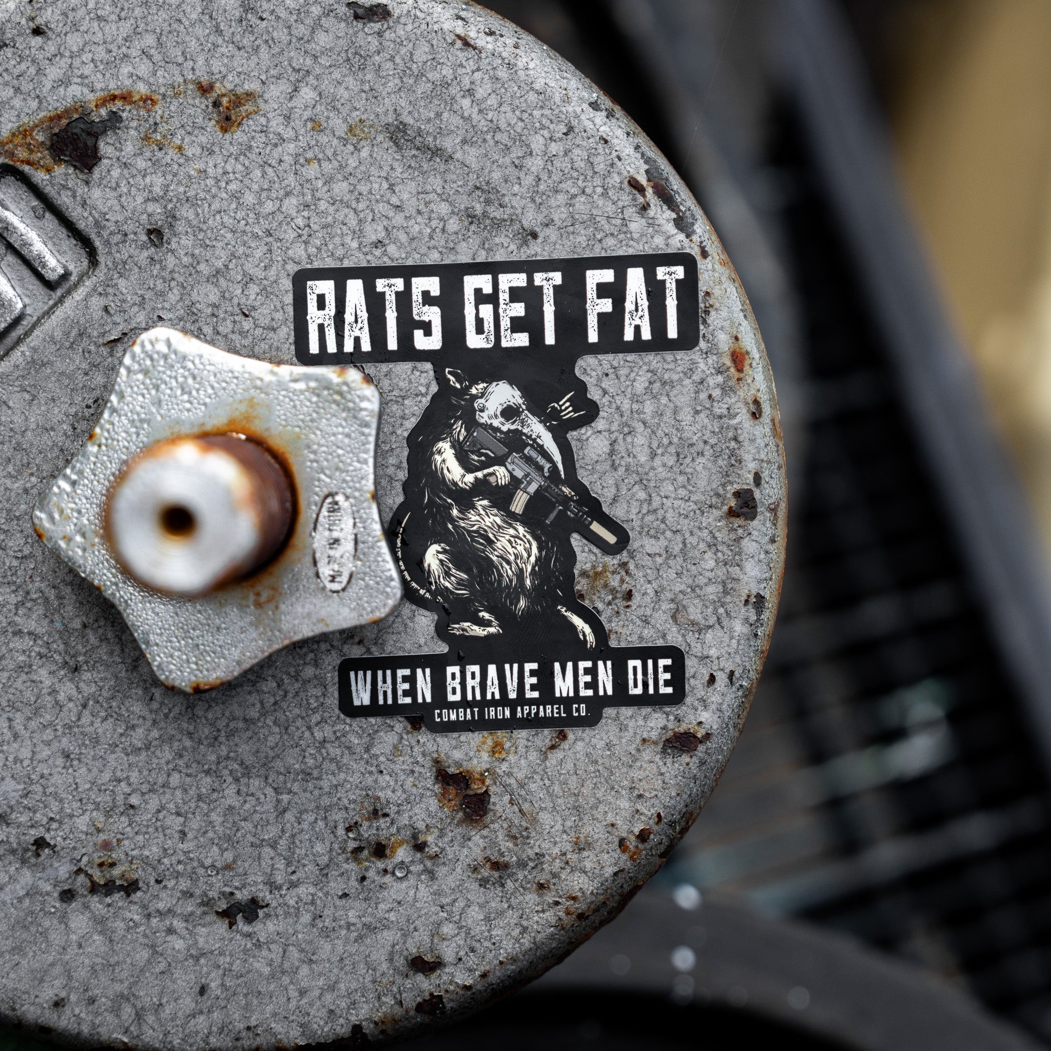 Rats Get Fat When Grown Men Die Decal