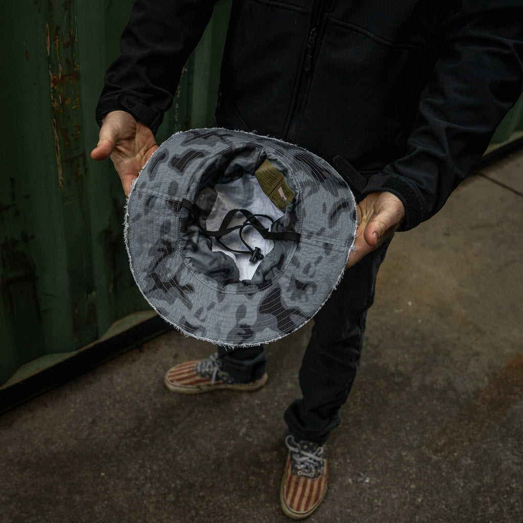 Distressed Ripstop Mid-Profile Tactical Boonie Hat