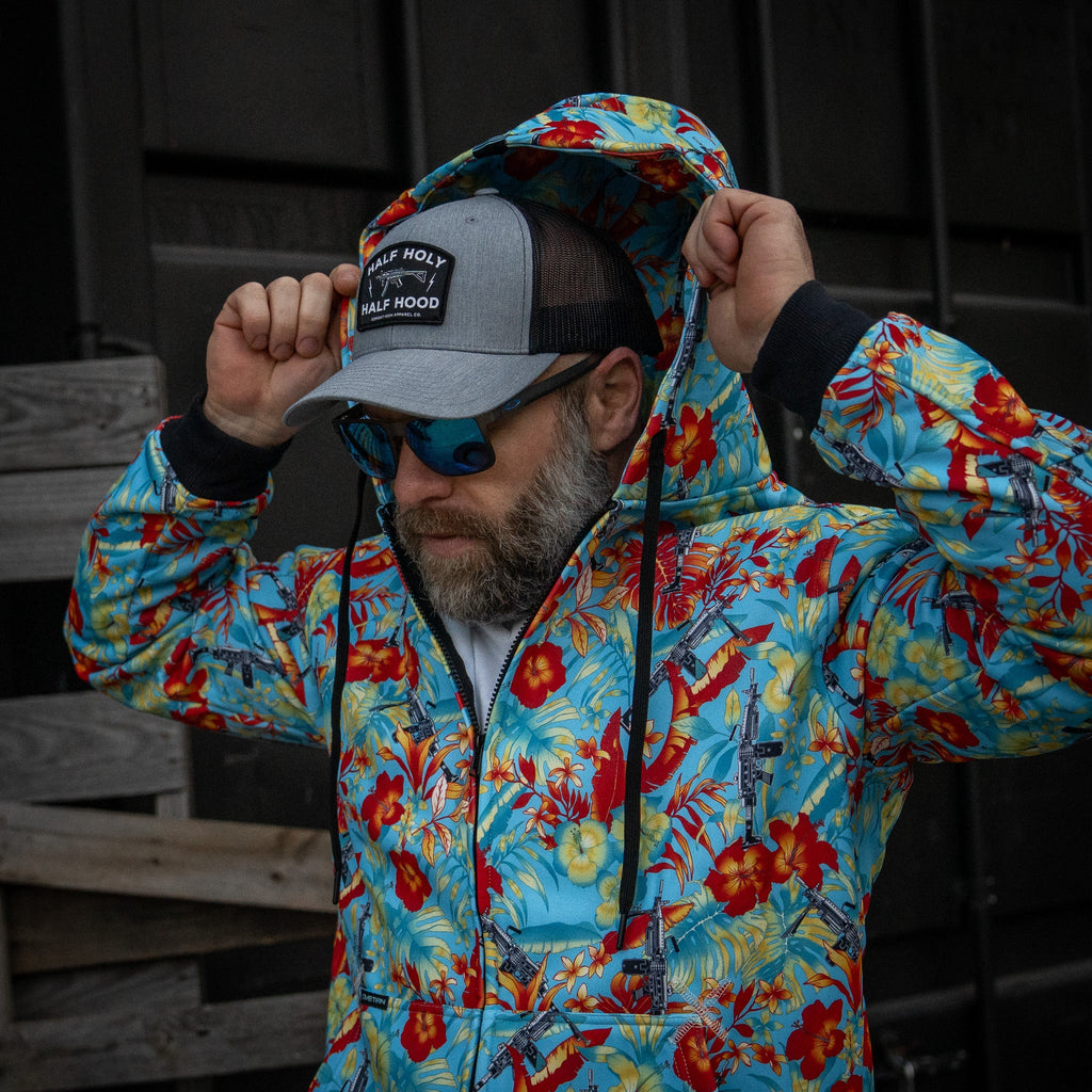 Half Holy. Half Hood. Patch Snapback Hat