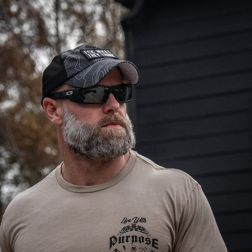 Fck What They Think Patch Tactical Ripstop Mesh Snapback Hat