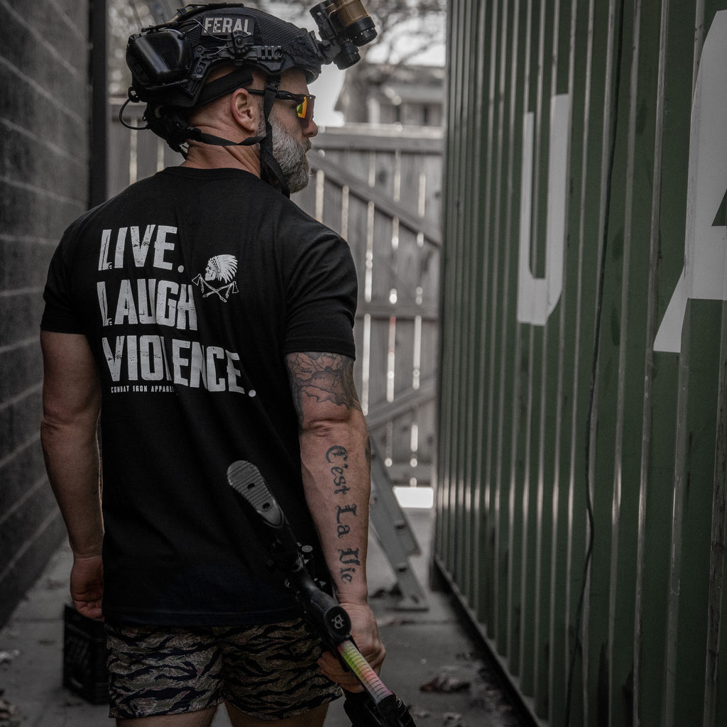 Live. Laugh. Violence. Men's T-Shirt